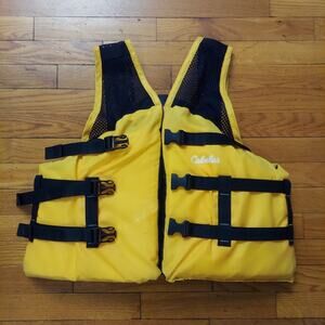 Cabela's Adult S / M Chest 36"-42" Cool Mesh PDF Life Jacket Fishing Vest